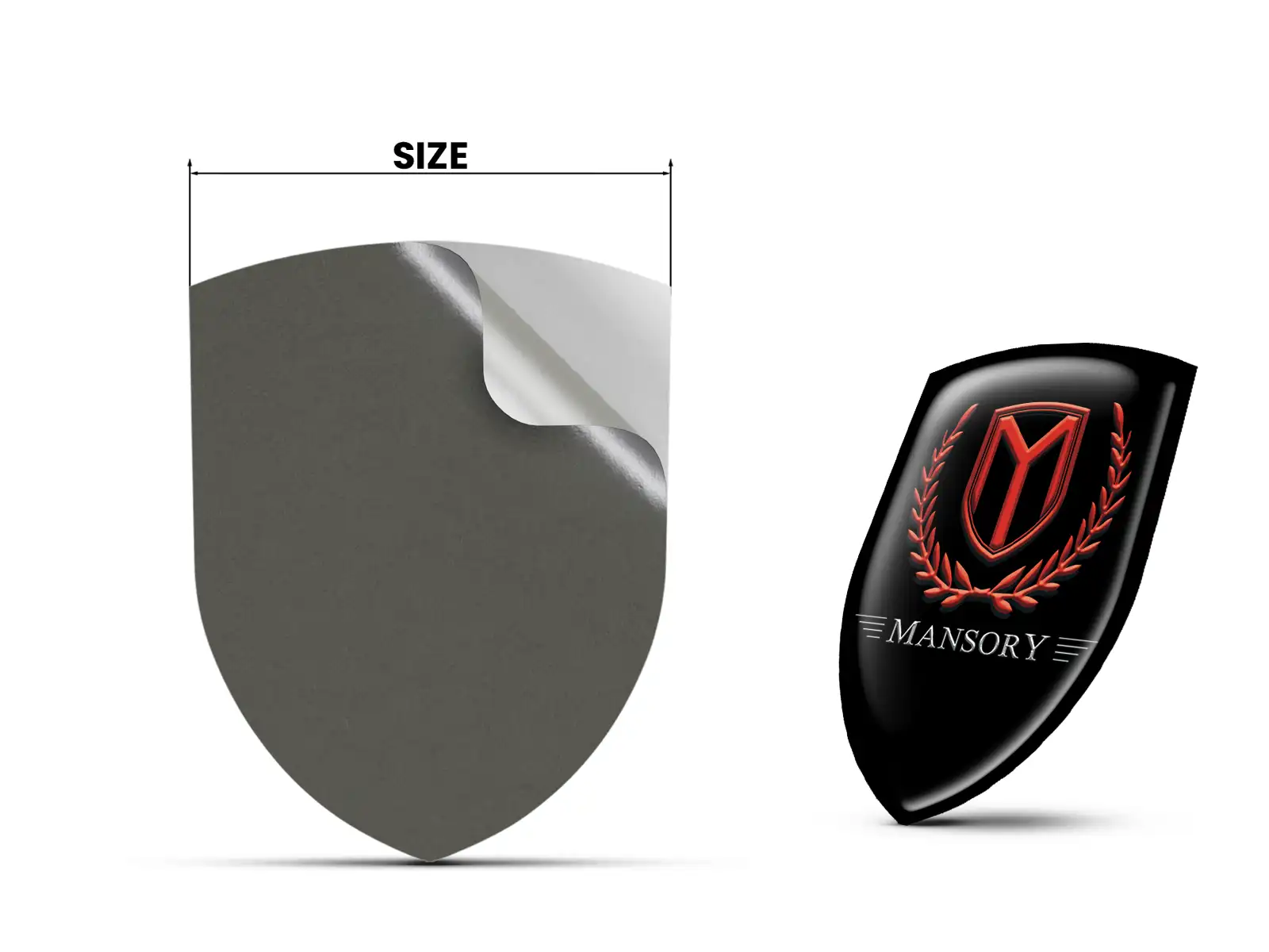 Mansory Heckscheibensticker Luxus Minimal Tuning Auto